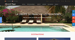 Desktop Screenshot of decouvertes-voyages.com